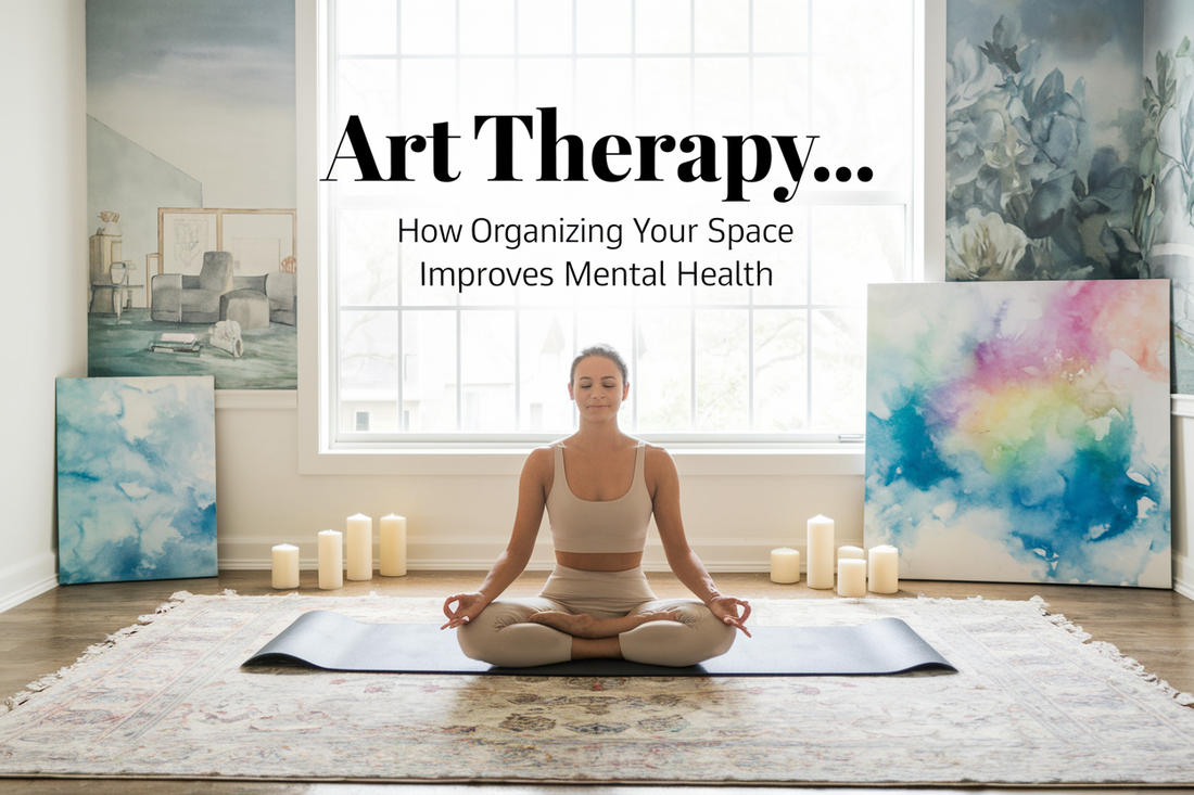 How Decluttering Your Space Improves Mental Health - Mental Health Awareness - Art Therapy