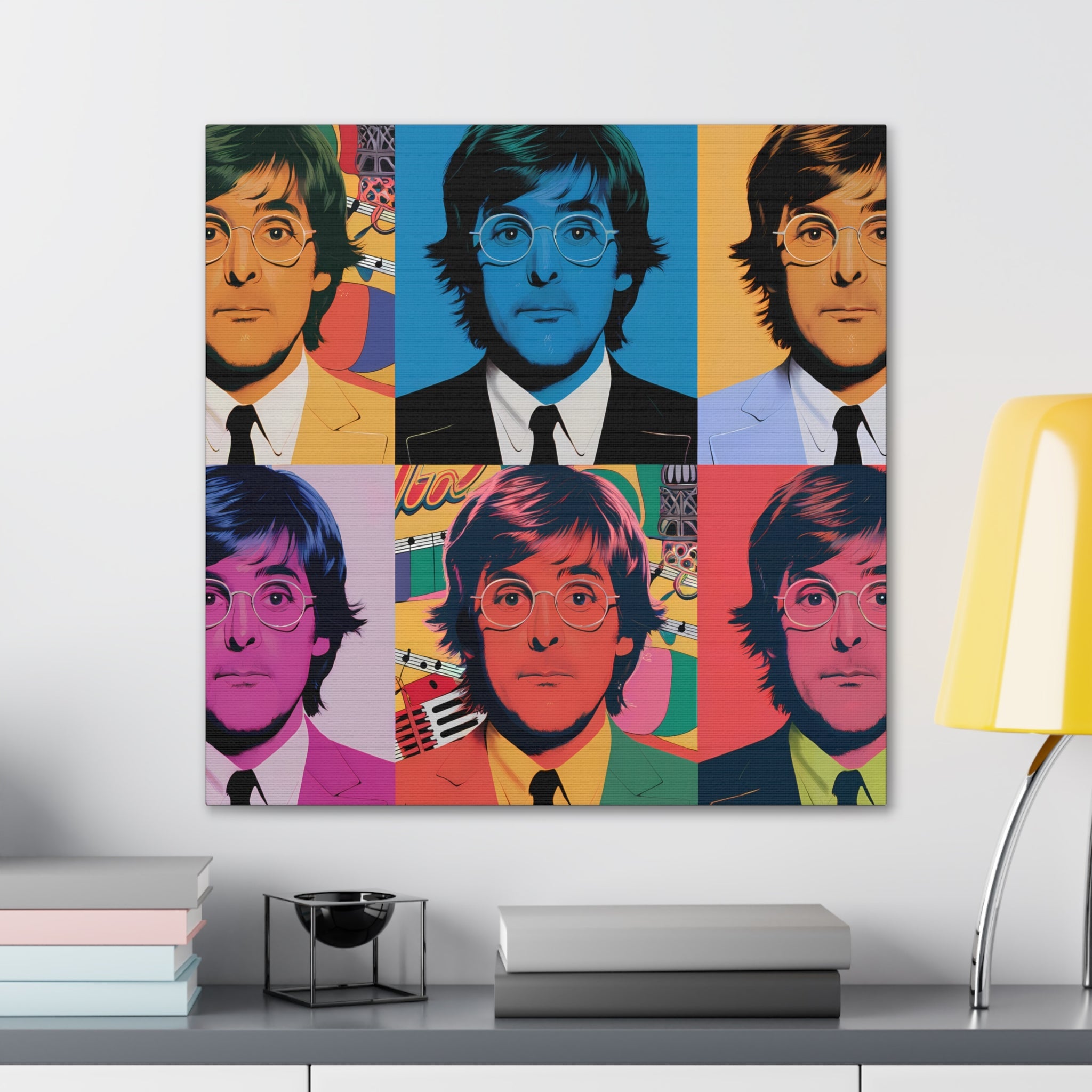 Iconic Paul McCartneyIconic Paul McCartney Pop Art Print | Modern Wall Art | Limited EditioCanvasBring the vibrant energy of the 1960s music scene into your home with this stunning Pop Art-inspired portrait of Paul McCartney. This exclusive print celebrates the 