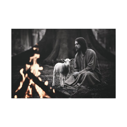 Divine Refuge IIDivine Refuge II: Jesus Christ and the Lamb - Illuminating Faith in DaCanvasDivine Refuge II: Jesus Christ and the Lamb - Illuminating Faith in Darkness | Limited Edition Christian Wall Art |  Modern Wall Art Decor
Description:
Experience th