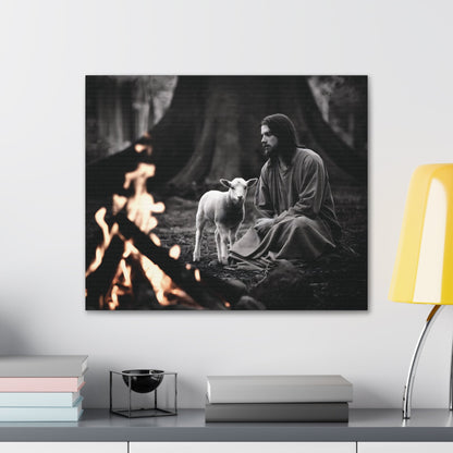 Divine Refuge IIDivine Refuge II: Jesus Christ and the Lamb - Illuminating Faith in DaCanvasDivine Refuge II: Jesus Christ and the Lamb - Illuminating Faith in Darkness | Limited Edition Christian Wall Art |  Modern Wall Art Decor
Description:
Experience th