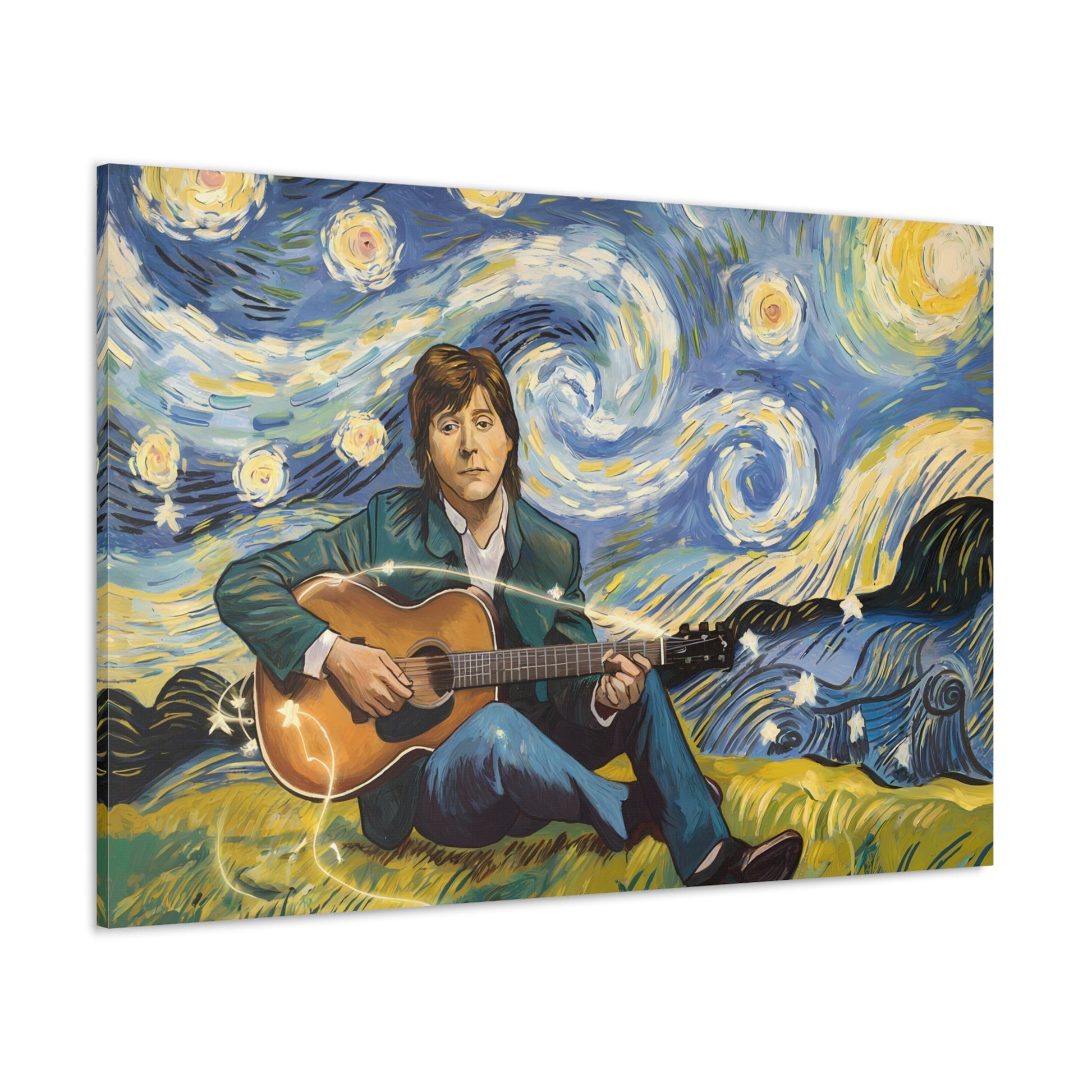 Paul McCartney Van Gogh-Style Art Print | Limited Edition Decor - Paul McCartney Tour 2025 - Fan Poster Art