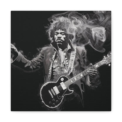 Peace and LovePeace and Love: Jimi Hendrix Fumage Art | Canvas Gallery Wrap | EthereCanvasPeace and Love: Jimi Hendrix Fumage Art | Canvas Gallery Wrap - Wall Art Decor
Jimi Hendrix Soot Painting - Innovative Fumage Art on Canvas
Experience the fiery pass