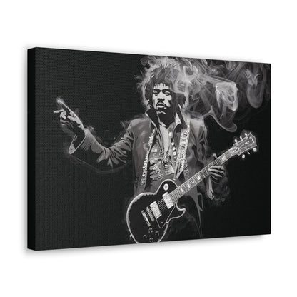 Peace and LovePeace and Love: Jimi Hendrix Fumage Art | Canvas Gallery Wrap | EthereCanvasPeace and Love: Jimi Hendrix Fumage Art | Canvas Gallery Wrap - Wall Art Decor
Jimi Hendrix Soot Painting - Innovative Fumage Art on Canvas
Experience the fiery pass