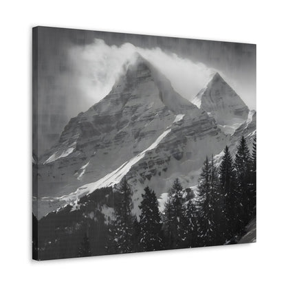 Ansel Adams-style Alpine landscape Photography Art - Canvas Gallery Wraps 