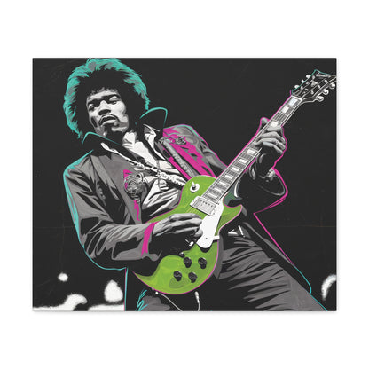 Jimi Hendrix Pop ArtElectric Icon: Jimi Hendrix Pop Art Canvas | Vibrant Guitar Legend PorCanvasJimi Hendrix Pop Art Canvas - Neon Guitar Rock Legend Print
Electrify your space with this striking Jimi Hendrix pop art canvas. Monochrome portrait with vibrant neo