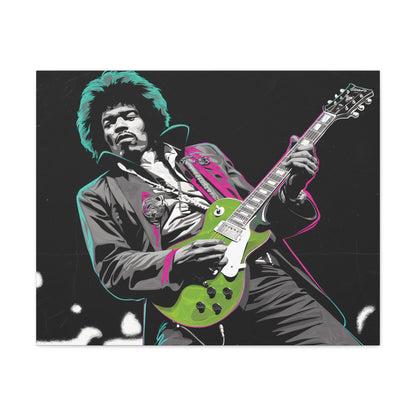 Jimi Hendrix Pop ArtElectric Icon: Jimi Hendrix Pop Art Canvas | Vibrant Guitar Legend PorCanvasJimi Hendrix Pop Art Canvas - Neon Guitar Rock Legend Print
Electrify your space with this striking Jimi Hendrix pop art canvas. Monochrome portrait with vibrant neo