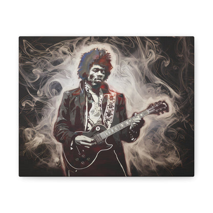 Star Power"Star Power" Ethereal Soot Portrait: Jimi Hendrix's Fiery Performance Canvas"Star Power" Ethereal Soot Portrait: Jimi Hendrix's Fiery Performance
Experience the raw intensity of Jimi Hendrix like never before with this mesmerizing Fumage art