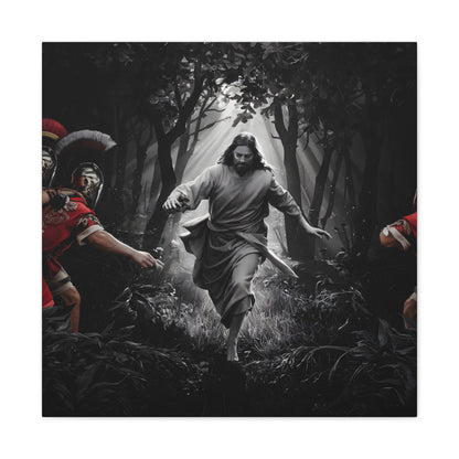 Divine Escape IIDivine Escape II: Jesus Christ's Cinematic Flight from Roman PersecutiCanvasDivine Escape II: Jesus Christ's Cinematic Flight from Roman Persecution - Limited Edition Christian Art Print |  Wall Art Decor
Description:
Experience the raw powe