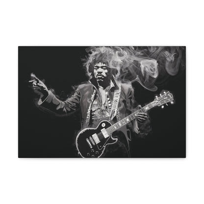 Peace and LovePeace and Love: Jimi Hendrix Fumage Art | Canvas Gallery Wrap | EthereCanvasPeace and Love: Jimi Hendrix Fumage Art | Canvas Gallery Wrap - Wall Art Decor
Jimi Hendrix Soot Painting - Innovative Fumage Art on Canvas
Experience the fiery pass