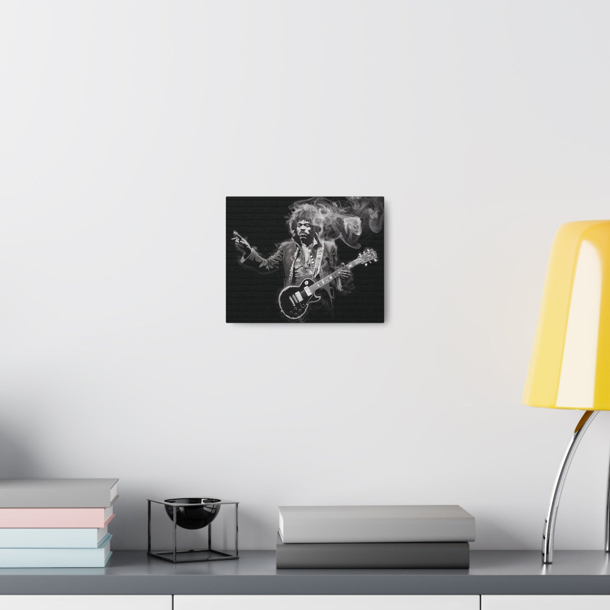 Peace and LovePeace and Love: Jimi Hendrix Fumage Art | Canvas Gallery Wrap | EthereCanvasPeace and Love: Jimi Hendrix Fumage Art | Canvas Gallery Wrap - Wall Art Decor
Jimi Hendrix Soot Painting - Innovative Fumage Art on Canvas
Experience the fiery pass