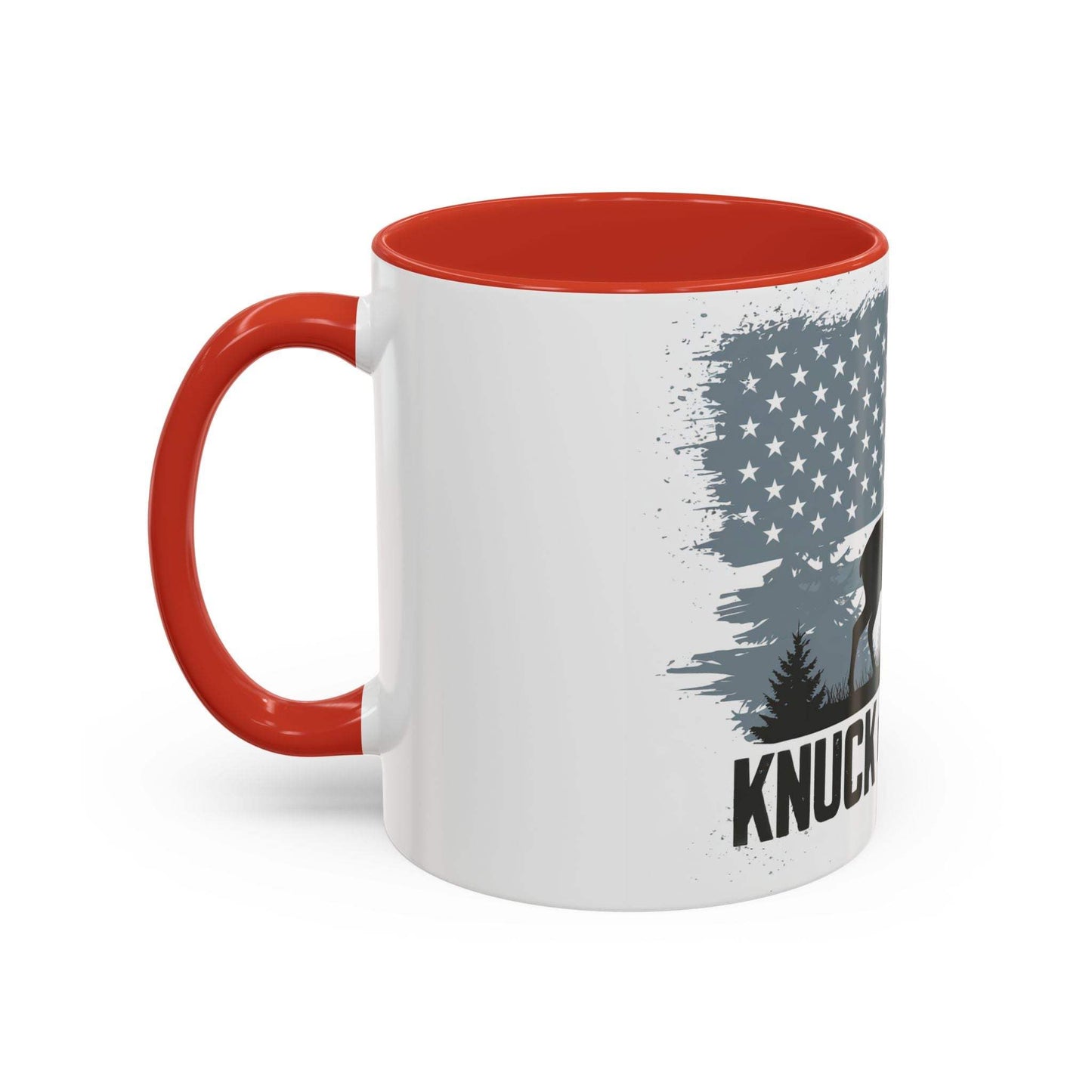 nullKnuck If You Buck Hunting Mug | 11oz & 15oz Ceramic Coffee Mug with AmMugKickstart your mornings during hunting season—or anytime—with the Knuck If You Buck Hunting Mug . Featuring a bold buck silhouette paired with a striking American fl