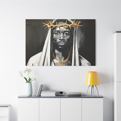 Ecce Homo Black Jesus Wall Art -  Bedroom Decor Wall Art