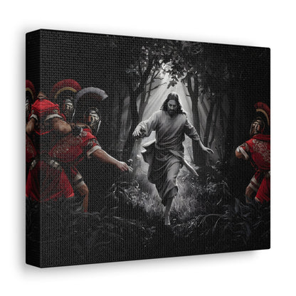 Divine Escape IIDivine Escape II: Jesus Christ's Cinematic Flight from Roman PersecutiCanvasDivine Escape II: Jesus Christ's Cinematic Flight from Roman Persecution - Limited Edition Christian Art Print |  Wall Art Decor
Description:
Experience the raw powe