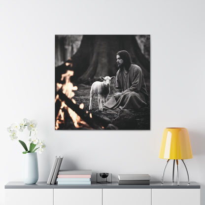 Divine Refuge IIDivine Refuge II: Jesus Christ and the Lamb - Illuminating Faith in DaCanvasDivine Refuge II: Jesus Christ and the Lamb - Illuminating Faith in Darkness | Limited Edition Christian Wall Art |  Modern Wall Art Decor
Description:
Experience th