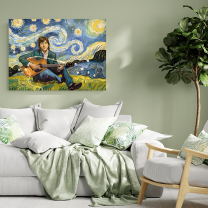 Paul McCartney Van Gogh-Style Art Print | Limited Edition Decor - Paul McCartney Tour 2025 - Fan Poster Art