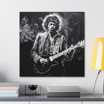 Up in SmokeUp in Smoke: Jimi Hendrix Fumage Art Print | Canvas Gallery Wrap | UniCanvasUp in Smoke: Jimi Hendrix Fumage Art Print | Canvas Gallery Wrap | Unique Rock Icon Decor -   Wall Art Decor
Jimi Hendrix Soot Painting - Innovative Fumage Art Print