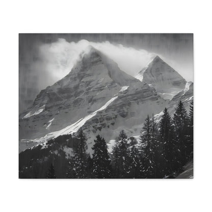 Ansel Adams-style Alpine landscape Photography Art - Canvas Gallery Wraps 