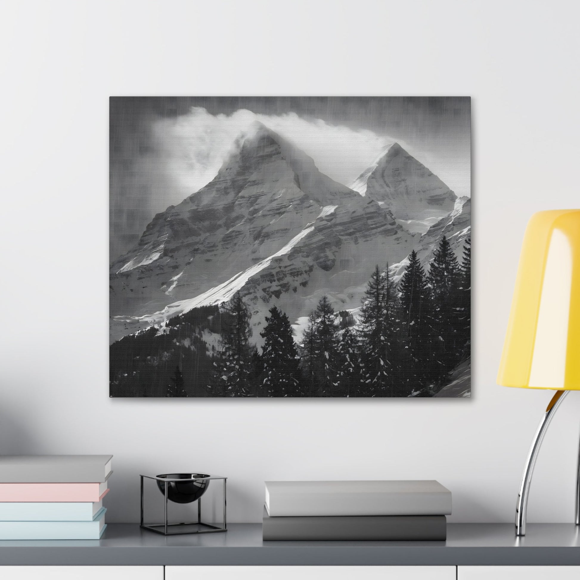 Ansel Adams-style Alpine landscape Photography Art - Canvas Gallery Wraps 