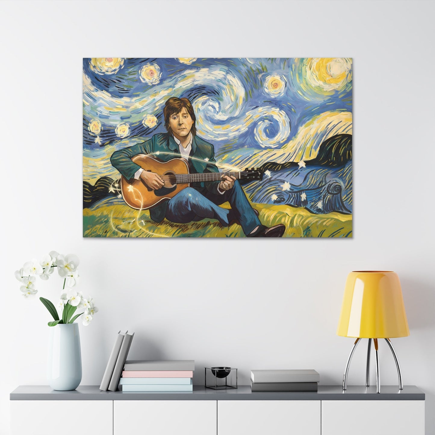 Paul McCartney Van Gogh-Style Art Print | Limited Edition Decor - Paul McCartney Tour 2025 - Fan Poster Art