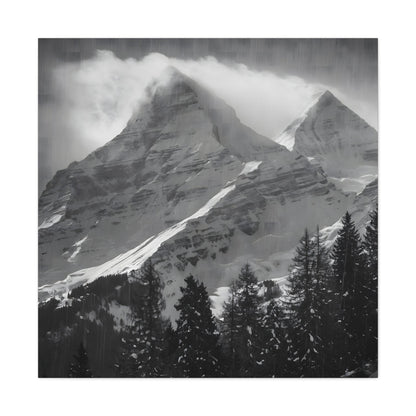 Ansel Adams-style Alpine landscape Photography Art - Canvas Gallery Wraps 