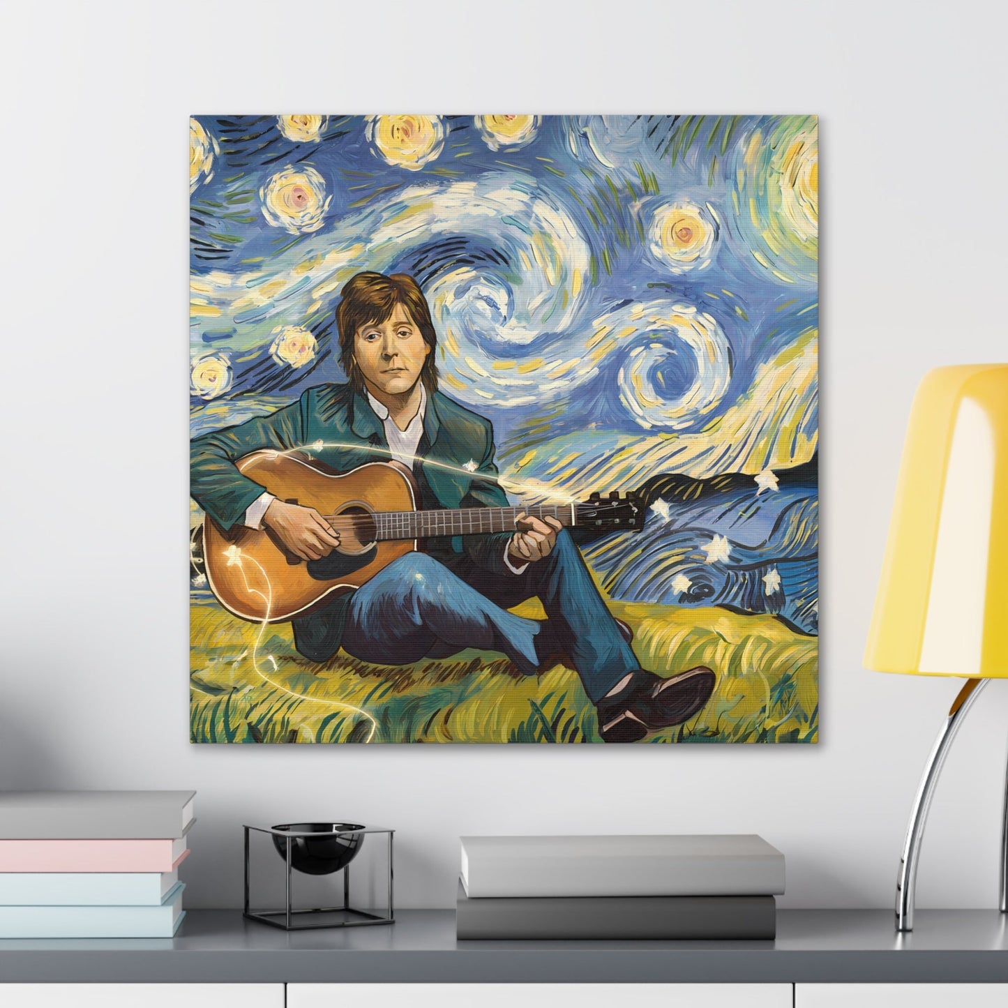 Paul McCartney Van Gogh-Style Art Print | Limited Edition Decor - Paul McCartney Tour 2025 - Fan Poster Art