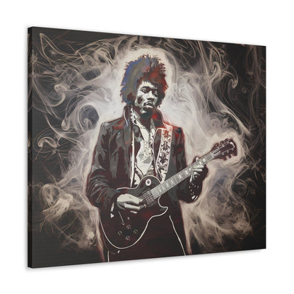 Star Power"Star Power" Ethereal Soot Portrait: Jimi Hendrix's Fiery Performance Canvas"Star Power" Ethereal Soot Portrait: Jimi Hendrix's Fiery Performance
Experience the raw intensity of Jimi Hendrix like never before with this mesmerizing Fumage art