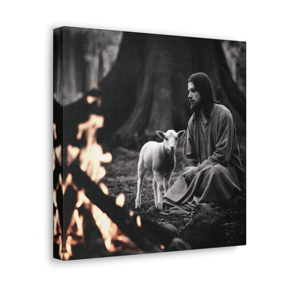 Divine Refuge IIDivine Refuge II: Jesus Christ and the Lamb - Illuminating Faith in DaCanvasDivine Refuge II: Jesus Christ and the Lamb - Illuminating Faith in Darkness | Limited Edition Christian Wall Art |  Modern Wall Art Decor
Description:
Experience th