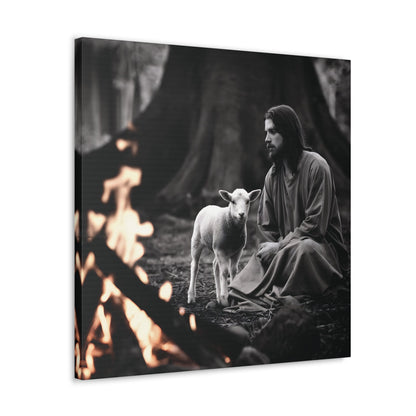 Divine Refuge IIDivine Refuge II: Jesus Christ and the Lamb - Illuminating Faith in DaCanvasDivine Refuge II: Jesus Christ and the Lamb - Illuminating Faith in Darkness | Limited Edition Christian Wall Art |  Modern Wall Art Decor
Description:
Experience th