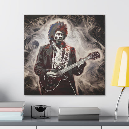 Star Power"Star Power" Ethereal Soot Portrait: Jimi Hendrix's Fiery Performance Canvas"Star Power" Ethereal Soot Portrait: Jimi Hendrix's Fiery Performance
Experience the raw intensity of Jimi Hendrix like never before with this mesmerizing Fumage art