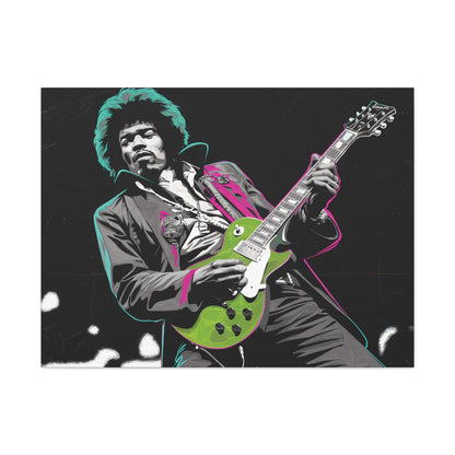 Jimi Hendrix Pop ArtElectric Icon: Jimi Hendrix Pop Art Canvas | Vibrant Guitar Legend PorCanvasJimi Hendrix Pop Art Canvas - Neon Guitar Rock Legend Print
Electrify your space with this striking Jimi Hendrix pop art canvas. Monochrome portrait with vibrant neo