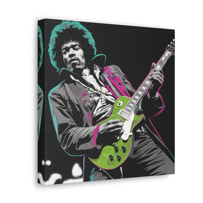 Jimi Hendrix Pop ArtElectric Icon: Jimi Hendrix Pop Art Canvas | Vibrant Guitar Legend PorCanvasJimi Hendrix Pop Art Canvas - Neon Guitar Rock Legend Print
Electrify your space with this striking Jimi Hendrix pop art canvas. Monochrome portrait with vibrant neo