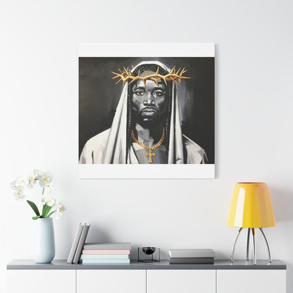 Ecce Homo Black Jesus Wall Art -  Bedroom Decor Wall Art